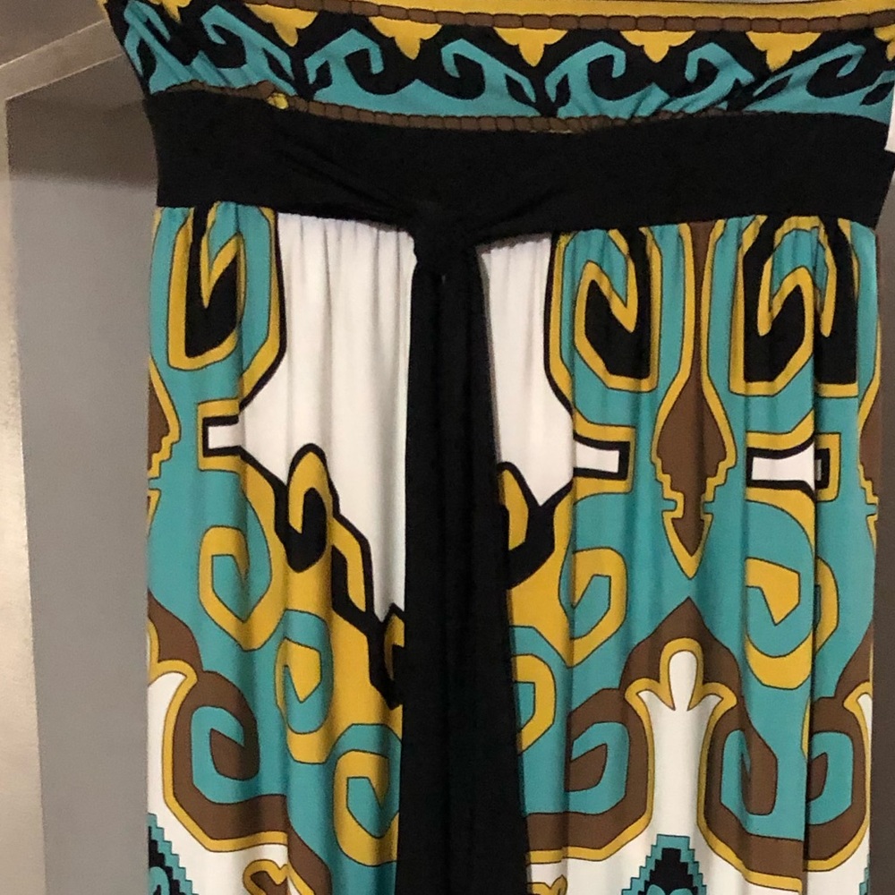 Never worn Maxi off the shoulder dress size10